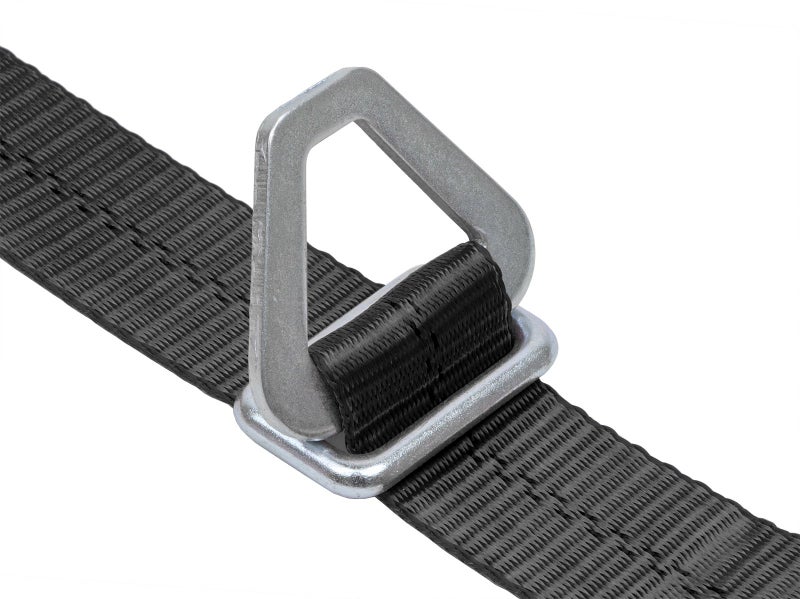 PowerTye 2in x 8ft Auto/Axle Ratchet Tie-Downs with Integrated Axle Loop, Industrial-Grade Locking Ratchet, and Secure Twist Hooks - 2,500 lb. WLL / 7,500 lb. Breaking Strength - Black (Pair) - Image 3